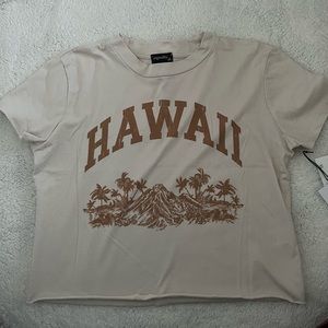 Dry Goods Originality Hawaii Crop Top